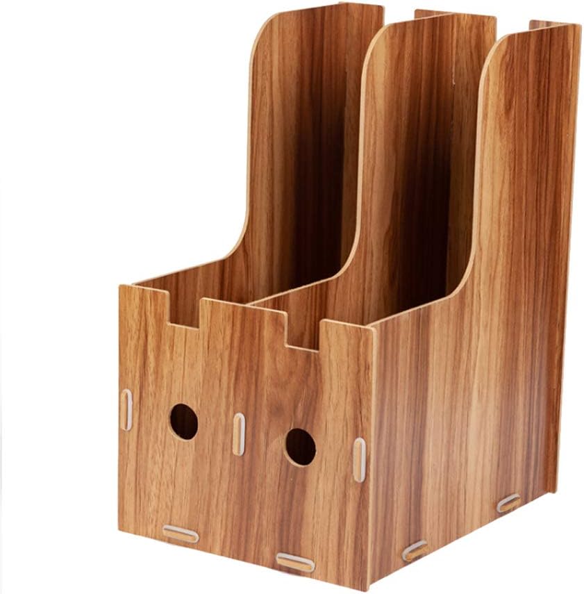 Holz Schreibtisch Organizer, Aufbewahrungsbox Ordnungssystem Briefablage A4 Notizzettel Stifte ordne