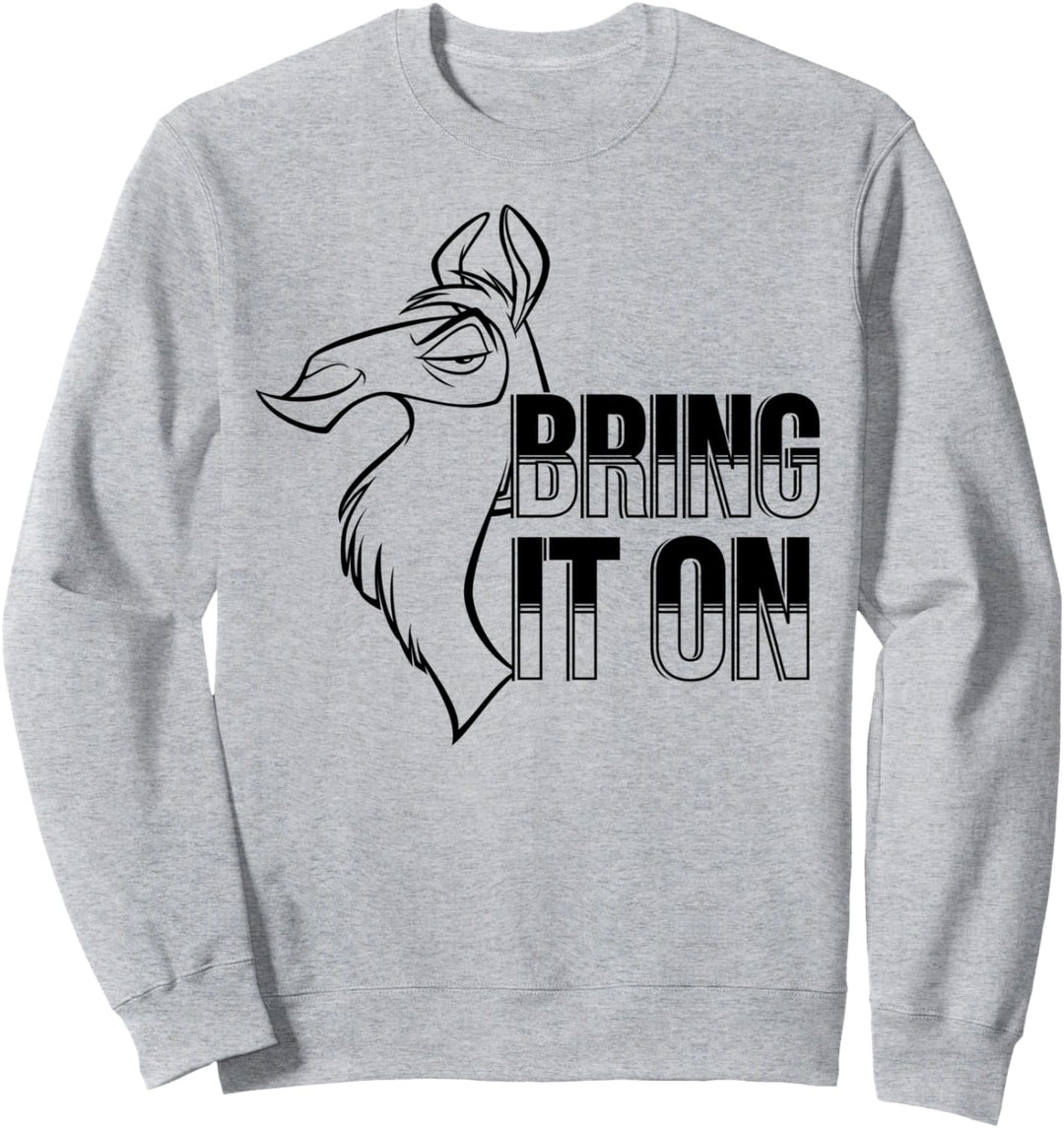 Disney The Emperor's New Groove Kuzco Outline Bring It On Sweatshirt