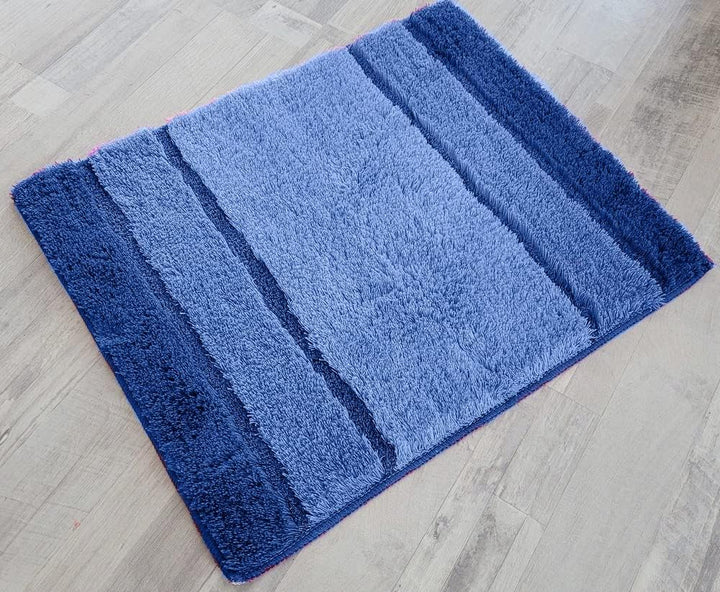 Spirella 1014482 Calma Badteppich 55 x 65 cm blau