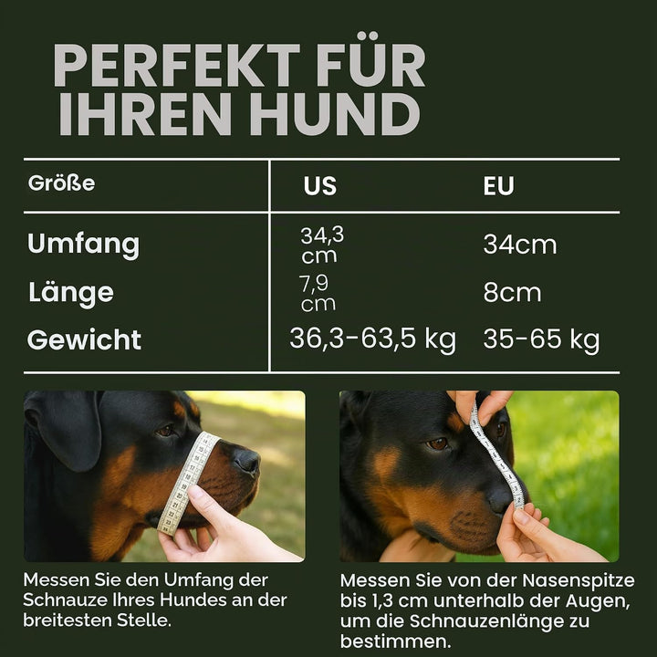 BRONZEDOG Rottweiler Hund Maulkorb Einstellbar Durable Metall Drahtkorb für Grosse Hunde Amerikanisc