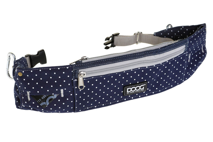 DOOG Bauchtasche in diversen Farben, Motiv:blau mit Punkten Blauer Tupfen, Blauer Tupfen
