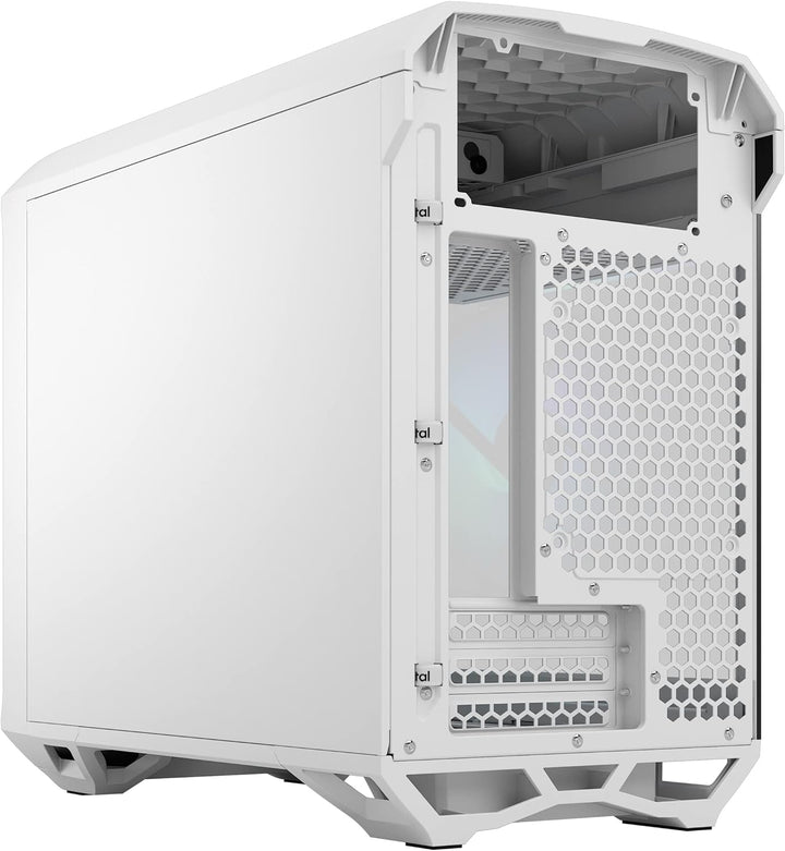 Fractal Design Torrent RGB White E-ATX Tempered Glass Window High-Airflow Mid Tower Computer Case, R