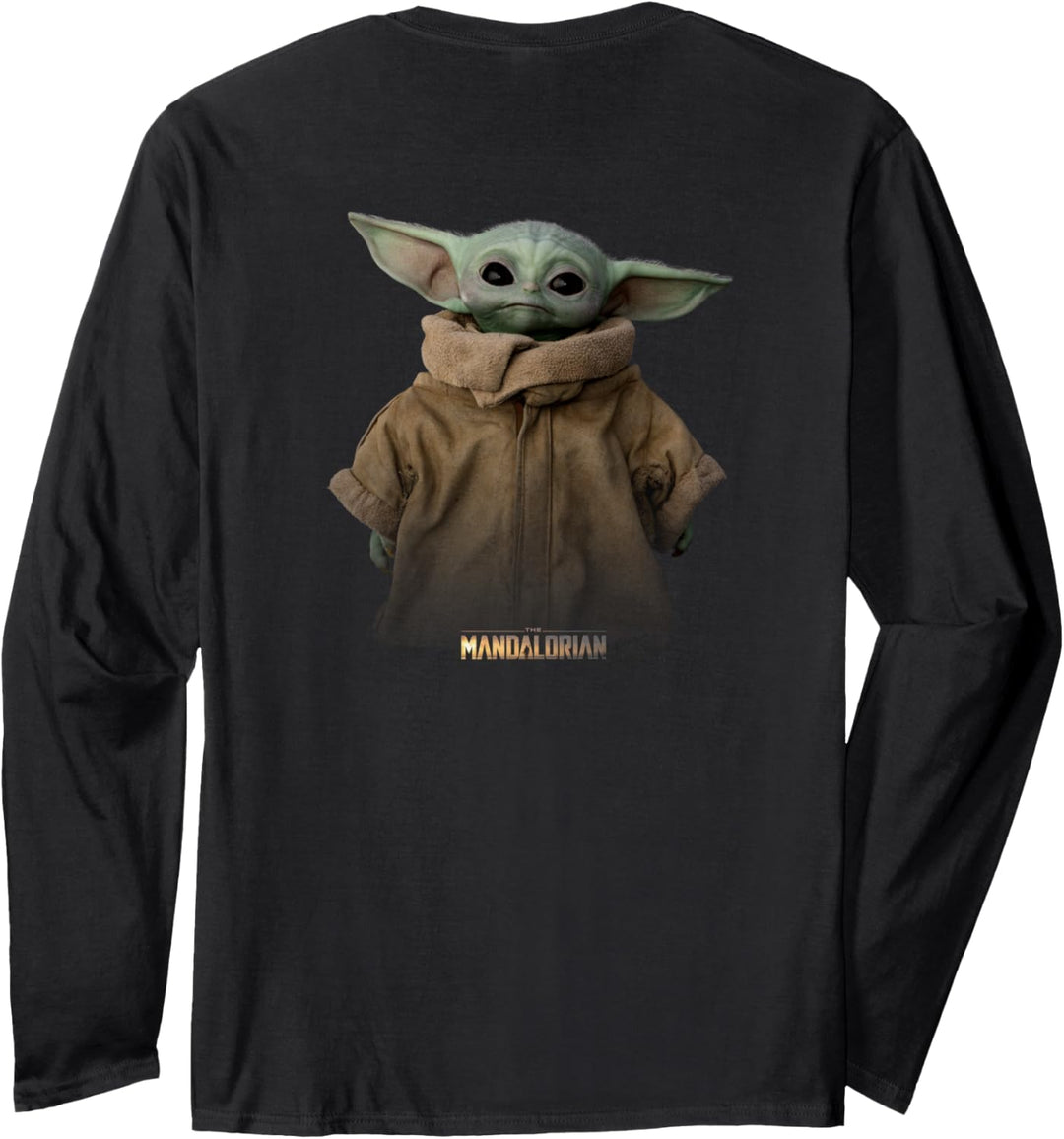 Star Wars: The Mandalorian Child Big Face Langarmshirt