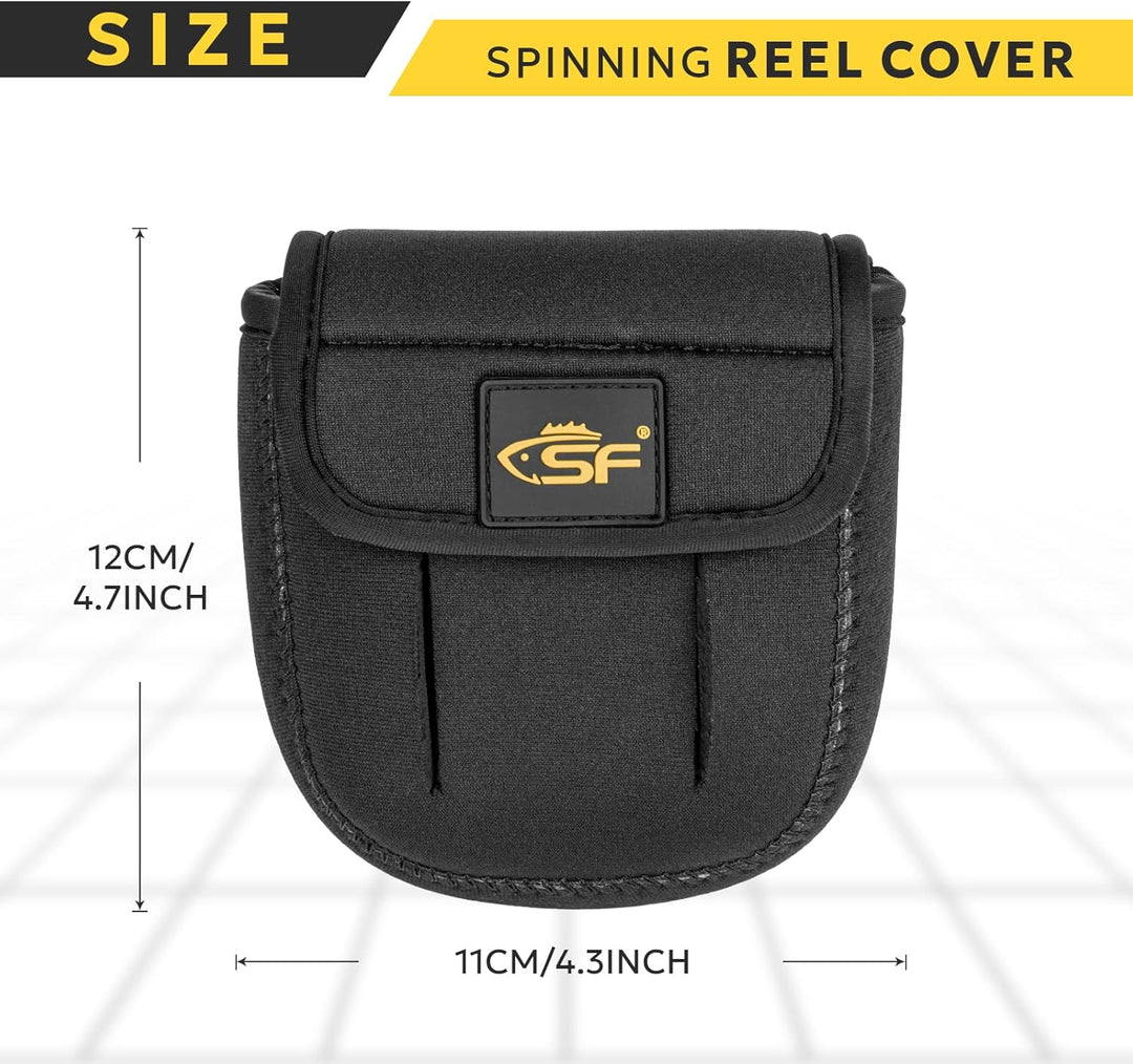 SF Schutzhülle für Spinnrollen, passend für Spinnrollen der Serie 200 bis 1000, XS, 3 Stück Spinning