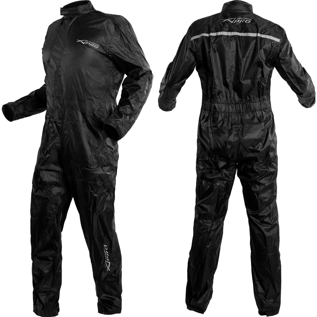 Regenjacke Wasserdicht Regenanzug Regenkombi Motorrad Regenhose Schwarz M M Schwarz, M Schwarz