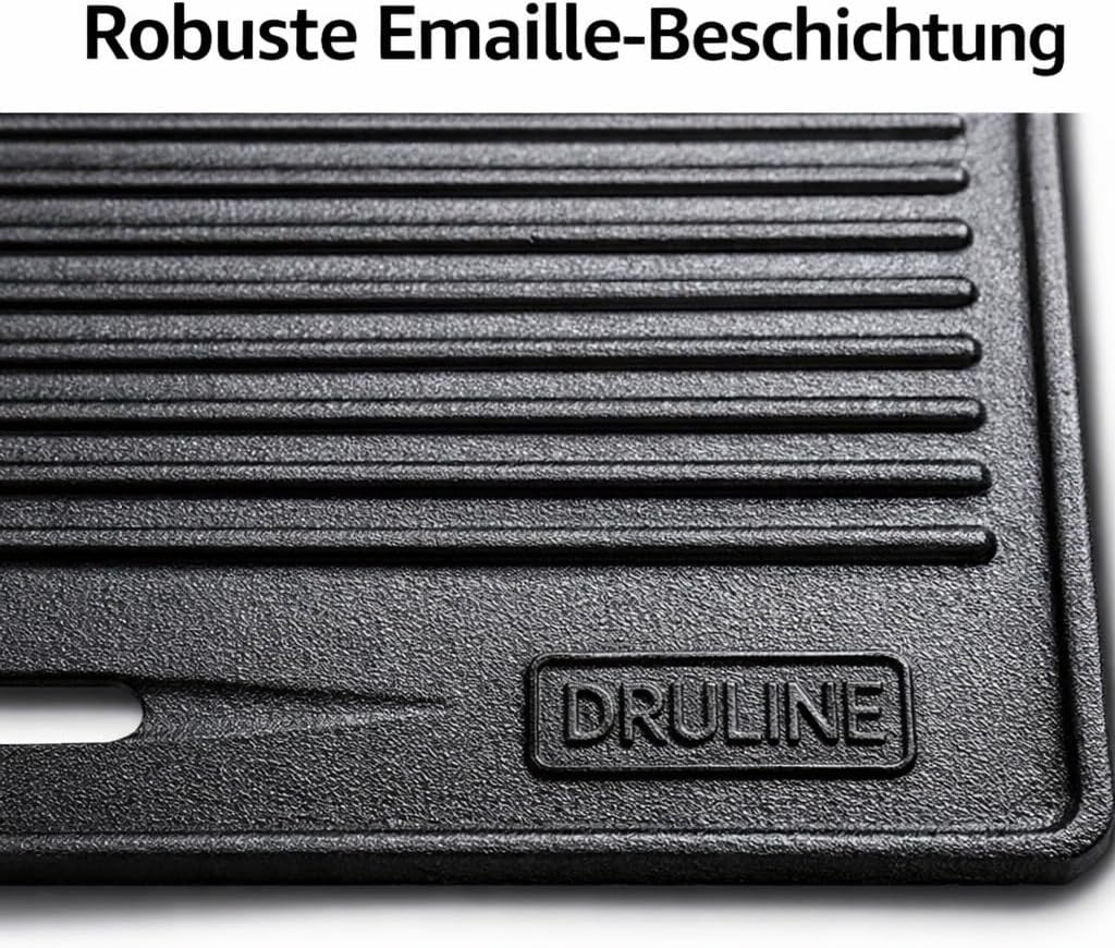 GP1 Grillplatte für PRO/RED Serie Wendeplatte Gusseisen Pizzaplatte Grill-Zubehör Universal 4,15kg 4