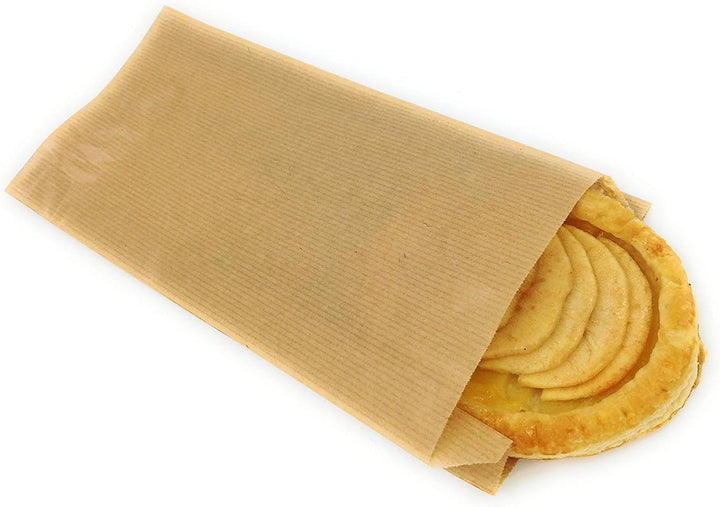 1000 Kraftpapiertüten / Papiertüten für Snacks, Kraftpapier, Lebensmittel, Papiertüten ohne Griffe,