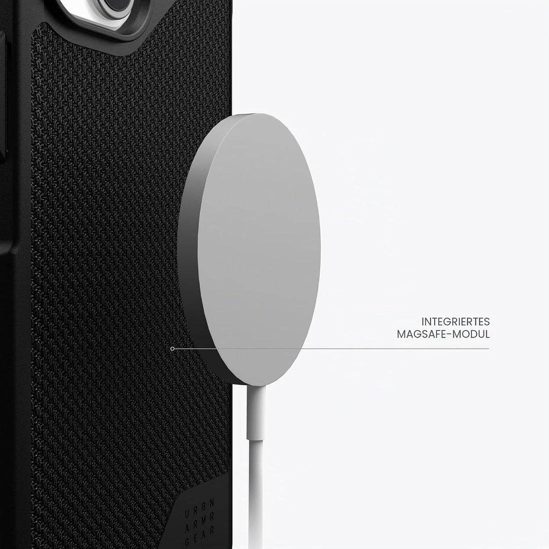 URBAN Armor Gear Metropolis LT Case kompatibel mit Apple iPhone 15 Plus Hülle [Fallschutz nach Milit