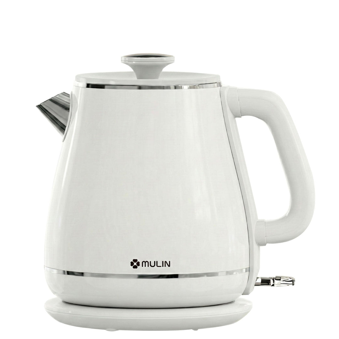 MULIN wasserkocher retro, Elektrischer Wasserkocher mit 360° Basis, 1,8 L Kapazität, 2200 W, Schnell
