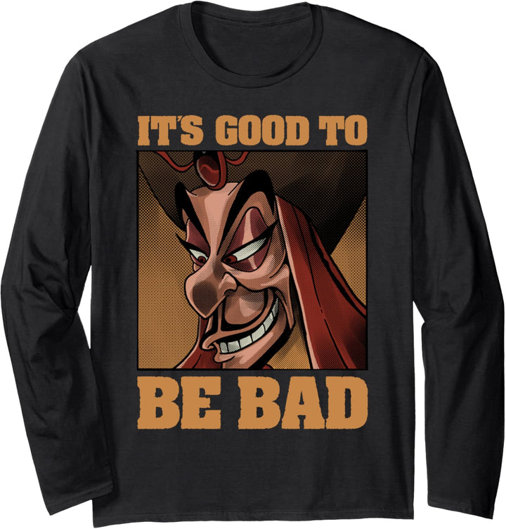 Disney Villains Jafar It's Good To Be Bad Portrait Langarmshirt