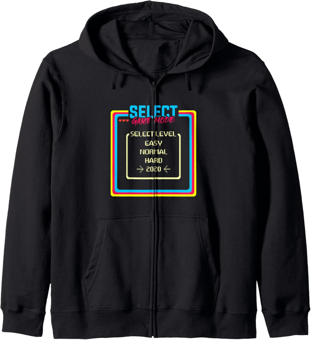 Select Game Mode Easy Normal Hard 2020 - Video Gamer Player Kapuzenjacke
