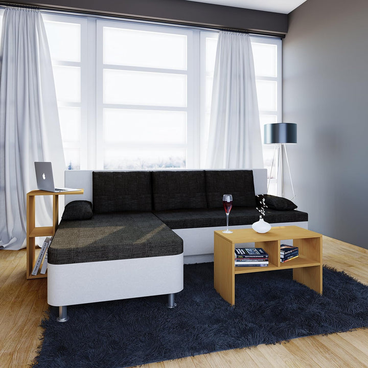 VCM Holz Beistelltisch Couchtisch Sofatisch Wohnzimmertisch Kaffeetisch Nachto S Buche, Buche