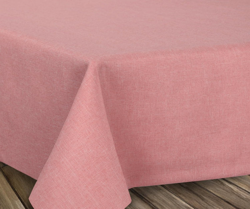 BEAUTEX fleckenabweisende und bügelfreie Tischdecke - Tischtuch mit Lotuseffekt - Tischwäsche in Lei