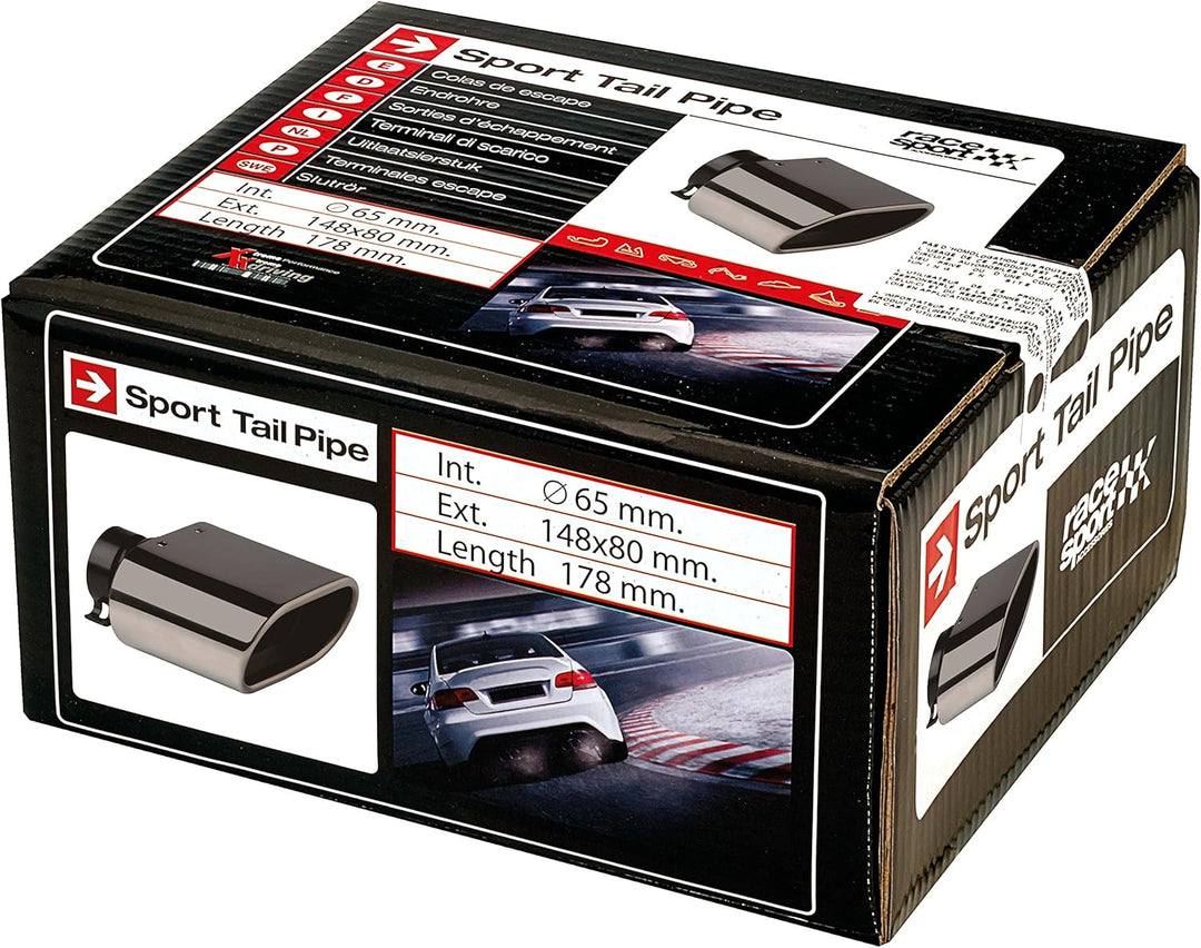 Sumex 400875G Auspuffblende, DTM-2, Gun Metal Gun Metal Int.65mm. Ext.148x80mm. Lrg.178mm., Gun Meta