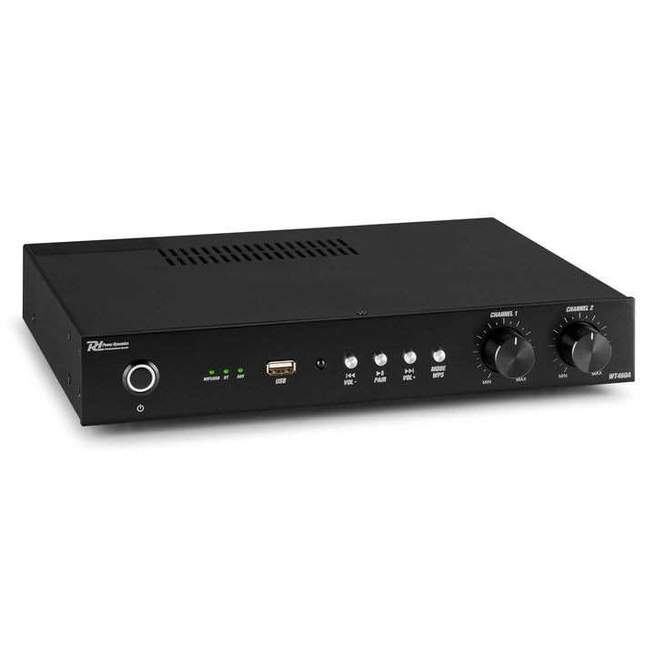Power Dynamics WT460A WiFi 4-Channel Stereo Amplifier - Bluetooth - 240W 4 Kanäle 240W, 4 Kanäle 240