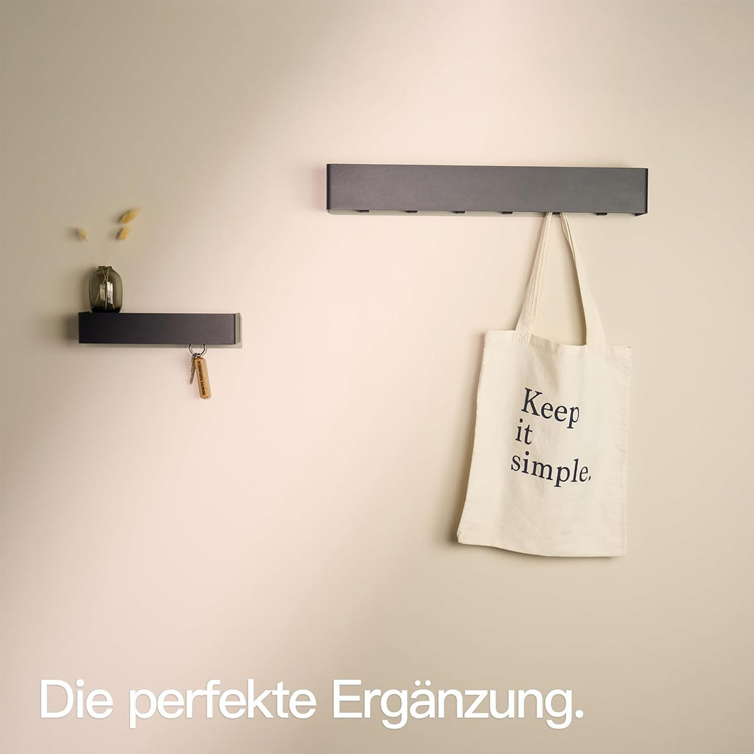 Designfabrik Hamburg Schlüsselbrett | Moderne Schlüsselaufbewahrung mit Ablage | Schlüsselhalter zur