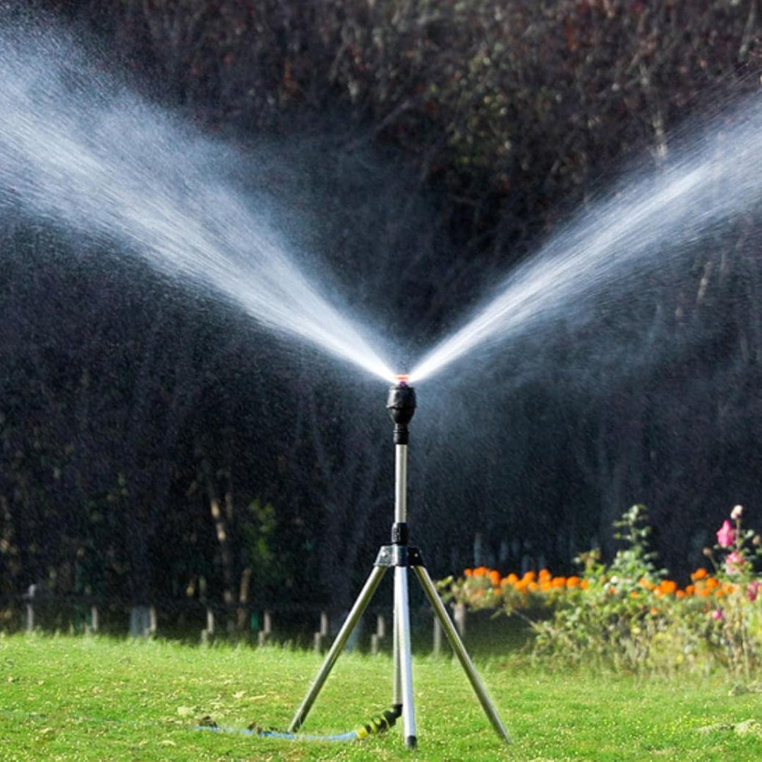 Rotierender Stativ Sprinkler 360 Grad Automatische Bewässerung Stehendes Gestänk Für Garten Rasen Pf