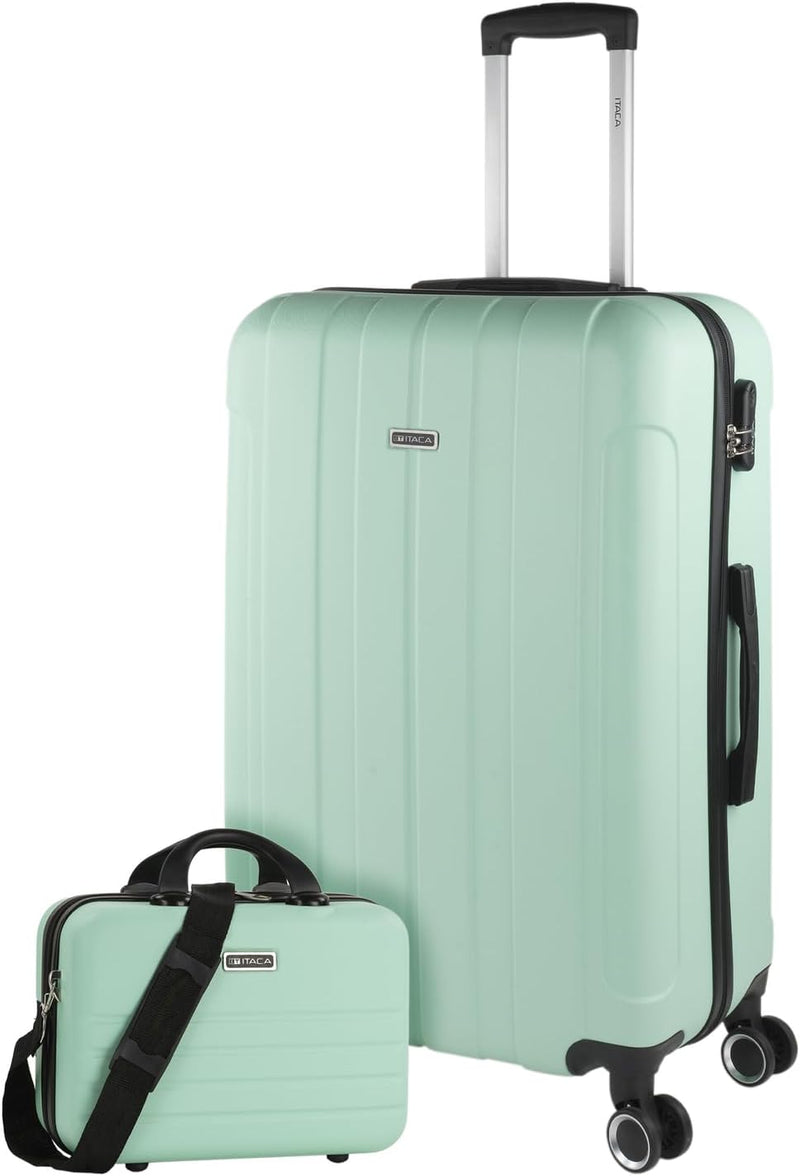 ITACA - Reisekoffer der Firma, Set mit 4 Rädern – Set Travel Cases ABS – Set Sturdy and Light Travel