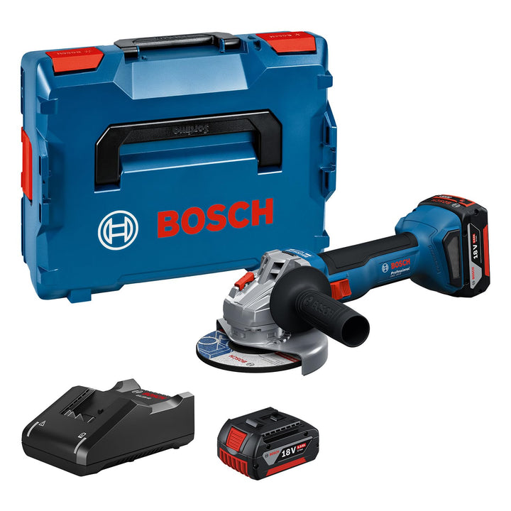 Bosch Professional 18V System Akku-Winkelschleifer GWS 18V-8 (Scheibendurchmesser 125 mm, inkl. 2x A