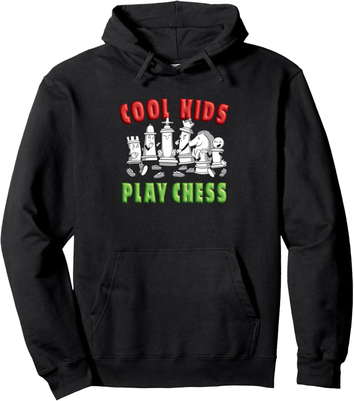 Cool Kids play chess lustiges Schach Design für Kinder Pullover Hoodie