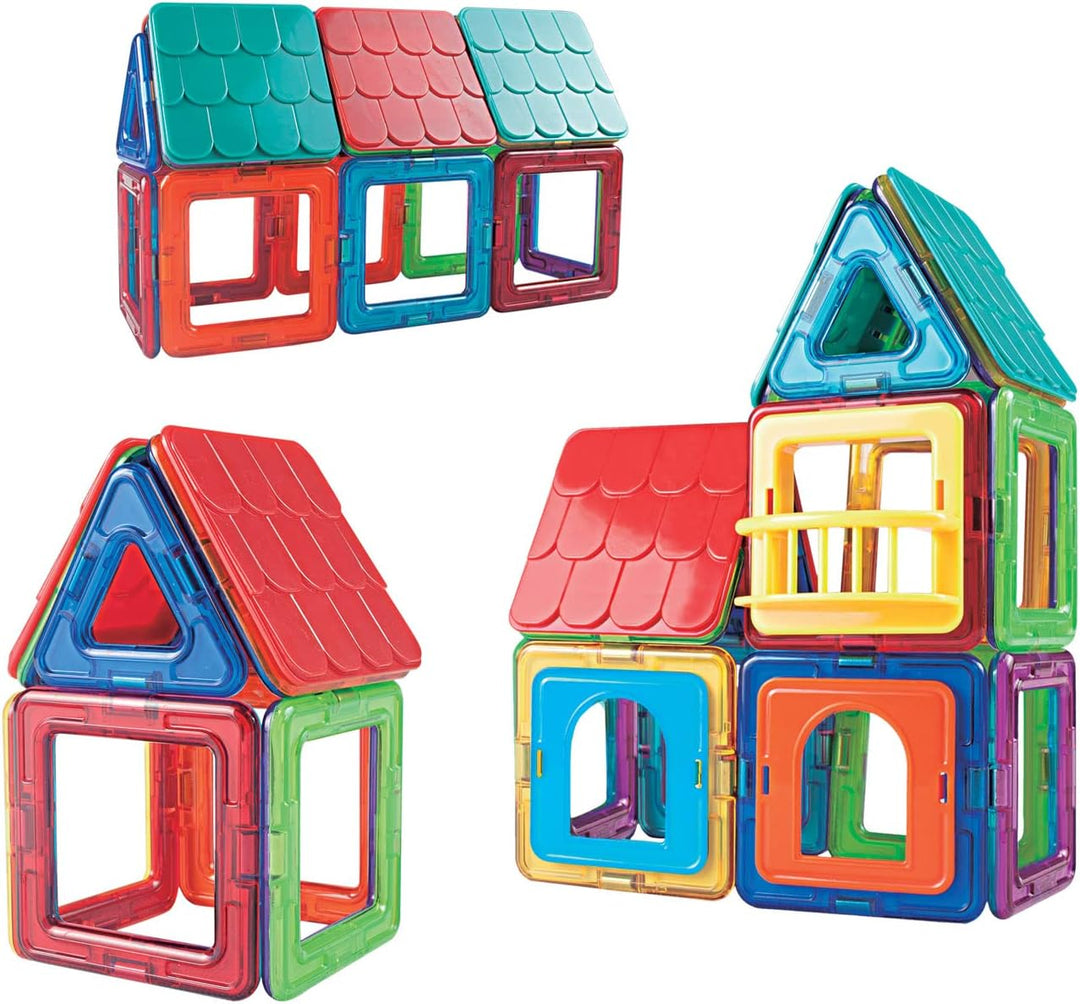 MAGNIKON Magnetische Bausteine 35, 84 Teile | Magnetbausteine | Kinderspielzeug ab 3 Jahre | Geschen