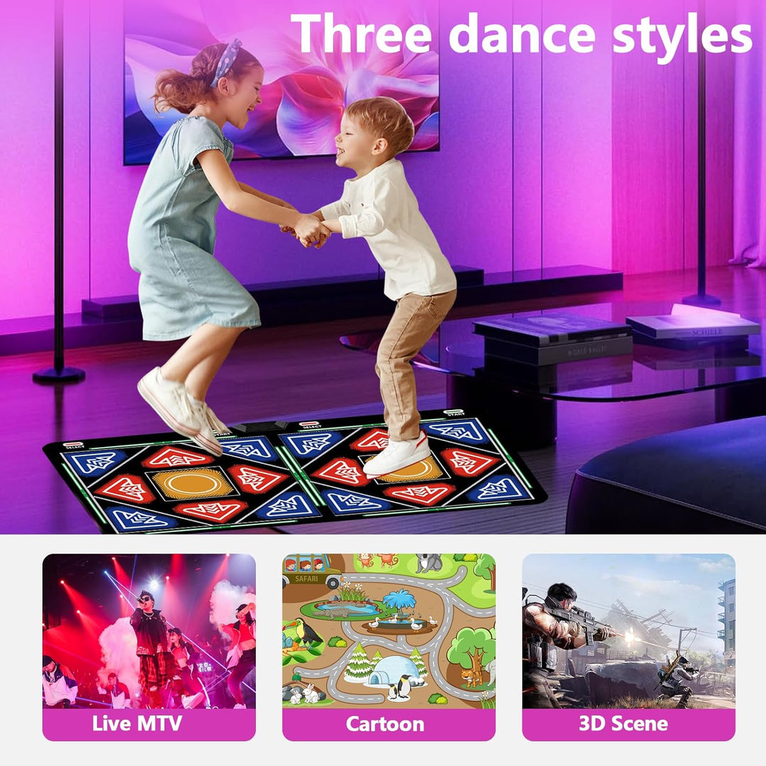 HDMI-Tanzmatte mit Kamera, für TV, Tanzmatte für Kinder und Erwachsene, für zwei Benutzer mit kabell