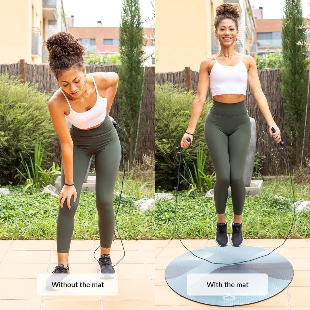 Springseil Matte | Jump Rope Mat als Unterlage für das Springseil | Springseilmatte zum Schutz vor V
