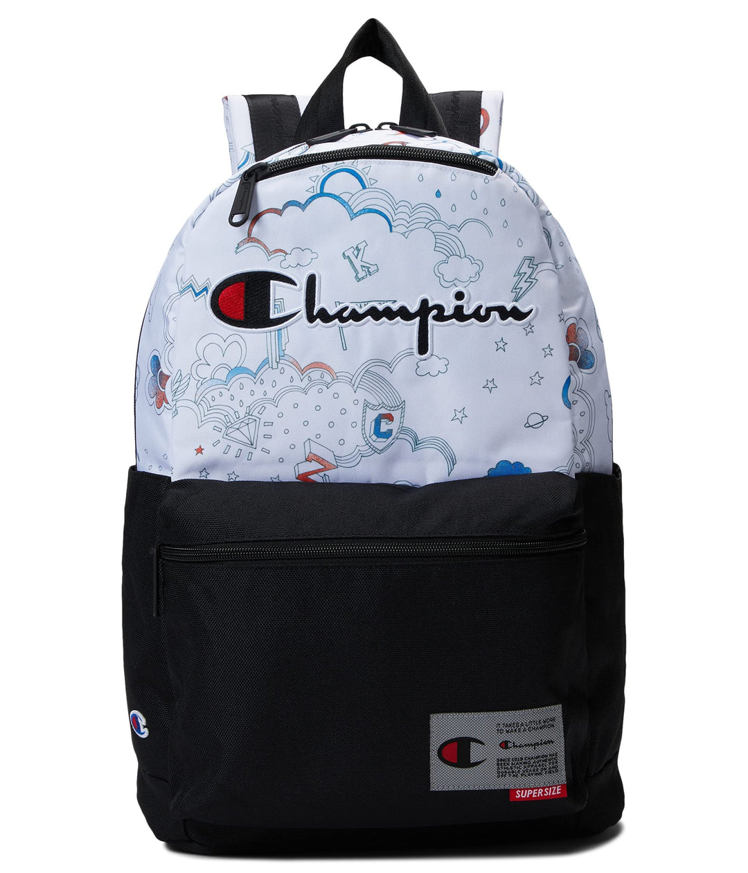 Champion Supercize 4.0 Rucksack, schwarz/weiss, Einheitsgrösse, schwarz / weiss, Einheitsgrösse, Sup