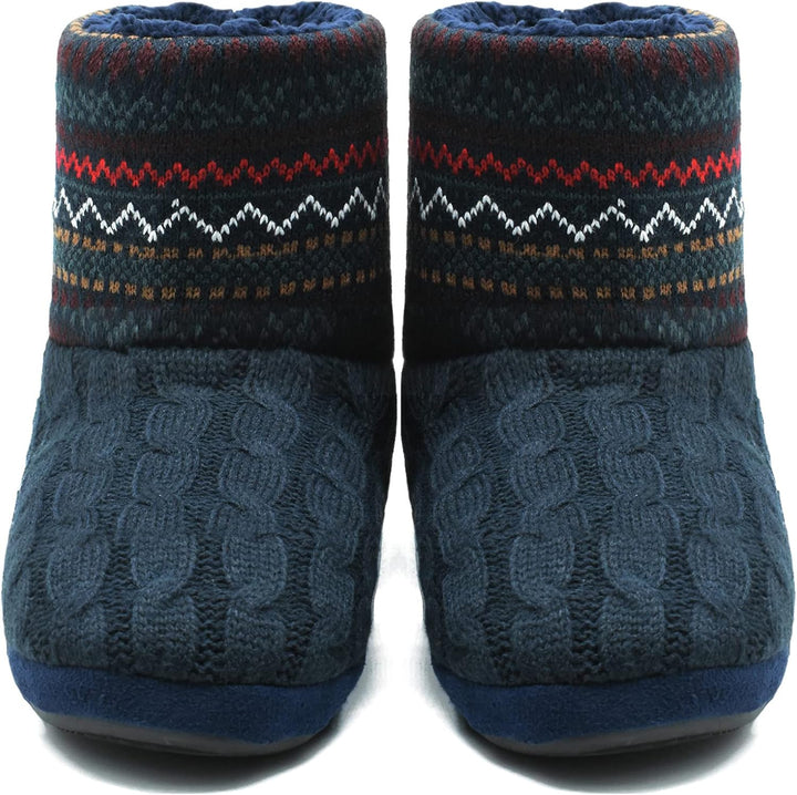 COFACE Hüttenschuhe Herren Damen Lammfell Hausschuhe Warme Plüsch Gefütterte Hausstiefel Flauschig M