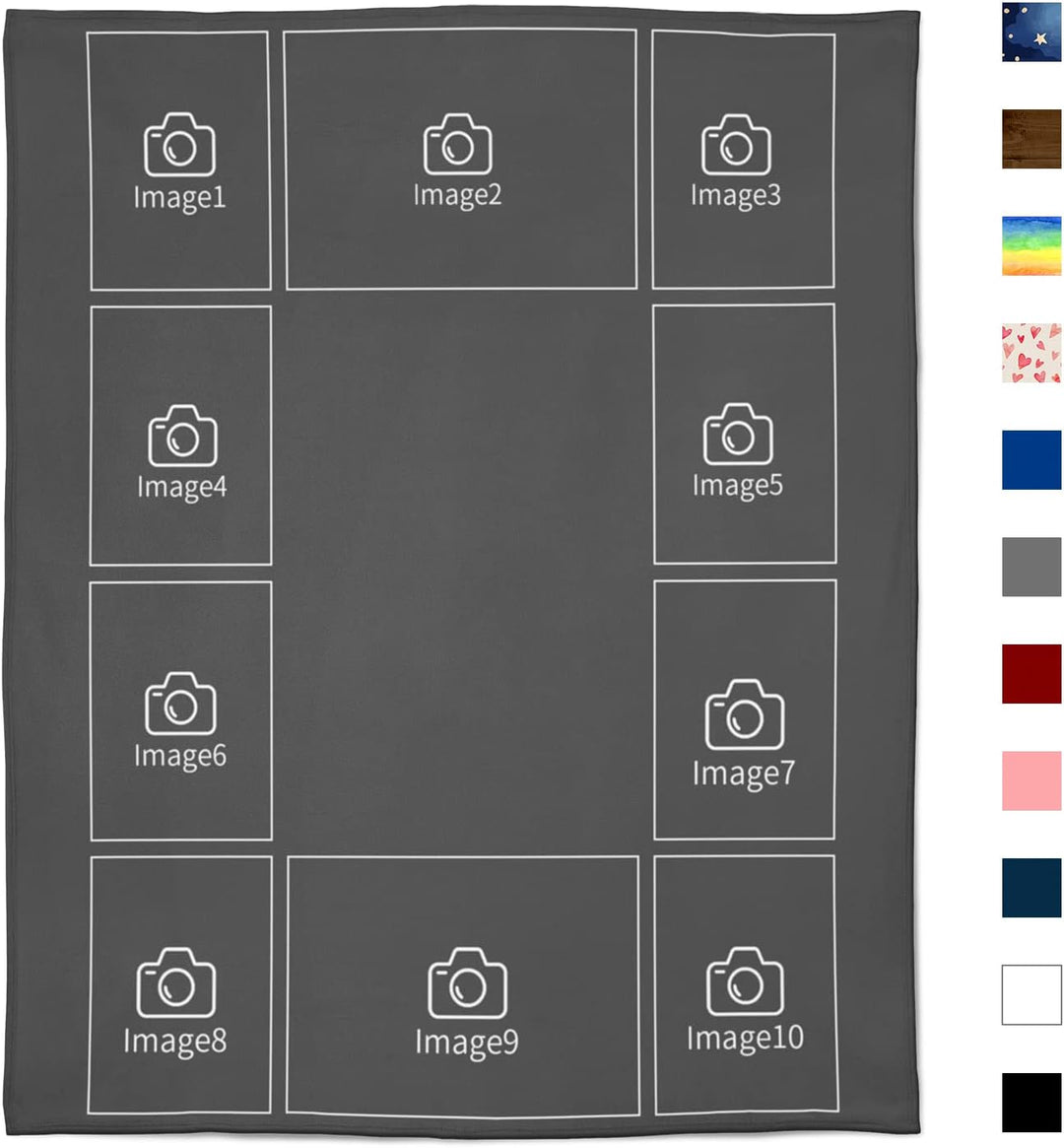 Easycosy personalisierte Decken für Paare Geschenke Benutzerdefinierte Bild werfen Decke Personalisi