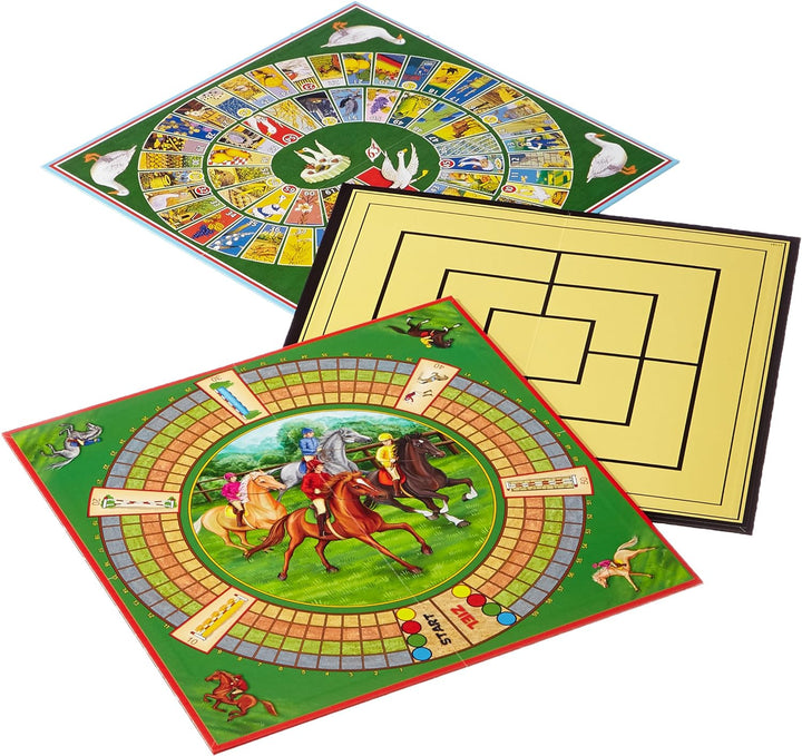 Schmidt Spiele 49147 Spielesammlung, mit über 100 Spielmöglichkeiten 2 Spieler Single, Single