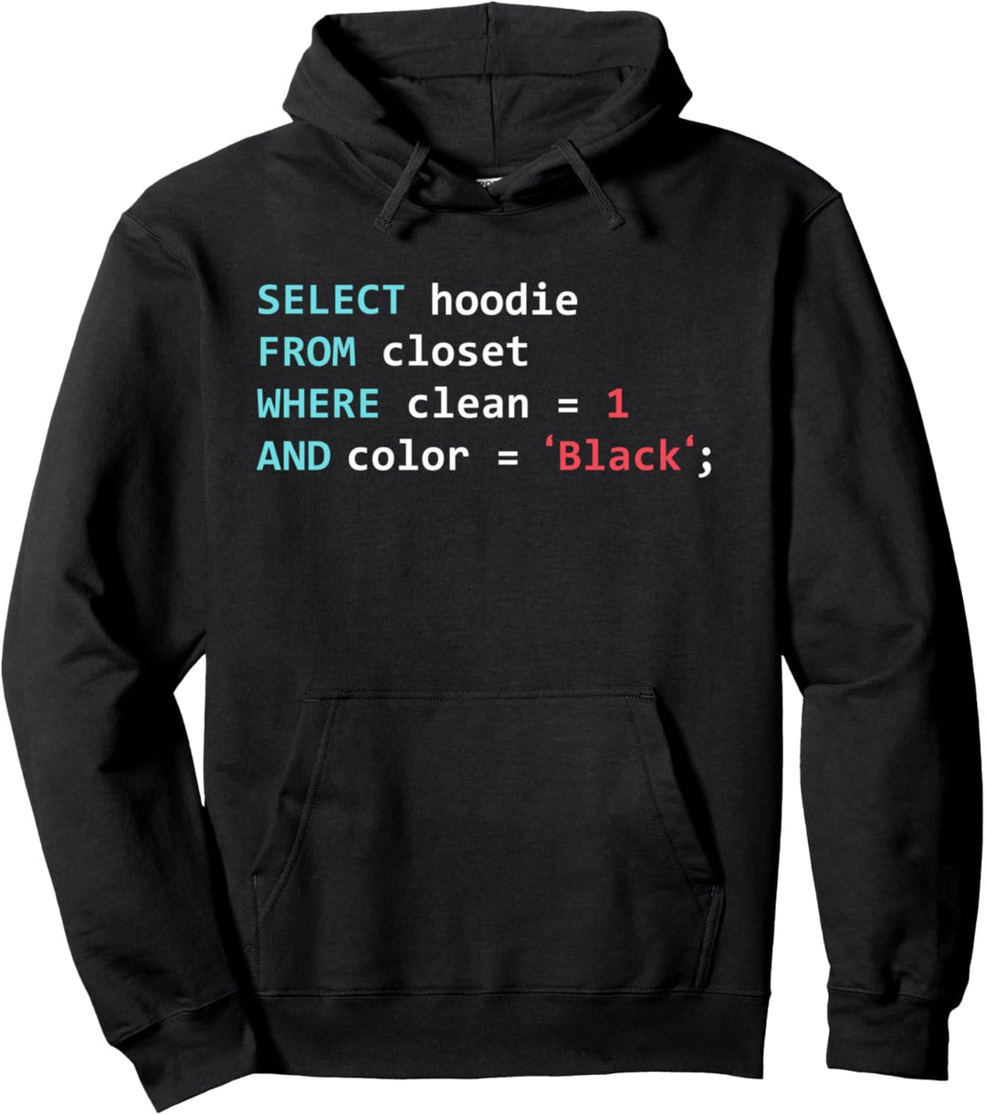 Datenbank SQL Query Informatiker Pullover Hoodie