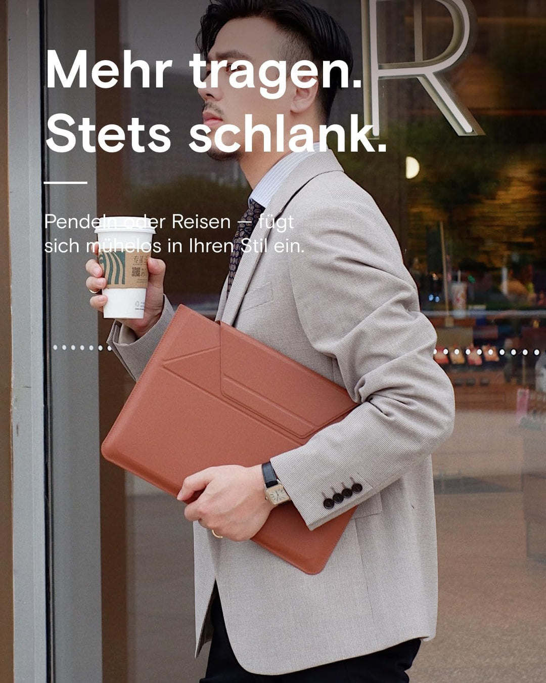 MOFT Laptoptasche und Ständer, Erweiterbarer Stauraum Tasche für 13-14 Zoll Notebook, Hülle Kompatib