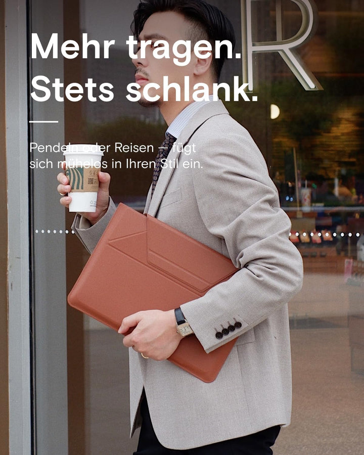 MOFT Laptoptasche und Ständer, Erweiterbarer Stauraum Tasche für 13-14 Zoll Notebook, Hülle Kompatib