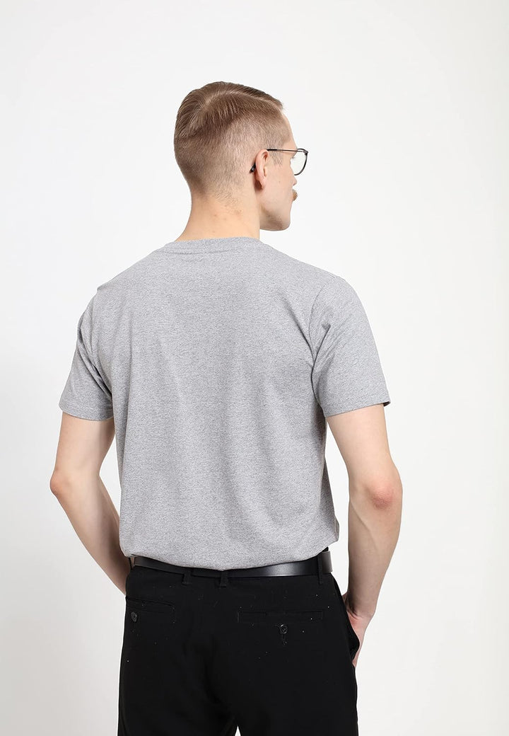 Disney Unisex Alice in Wonderland All There Organic Short Sleeve T-shirt M Melange Grey, M Melange G