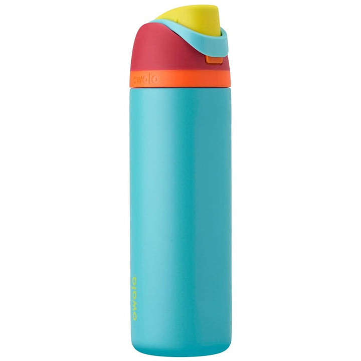 Owala FreeSip Isolierte Edelstahl Trinkflasche mit Strohhalm, 710 ml – BPA-frei, optimal für Sport,