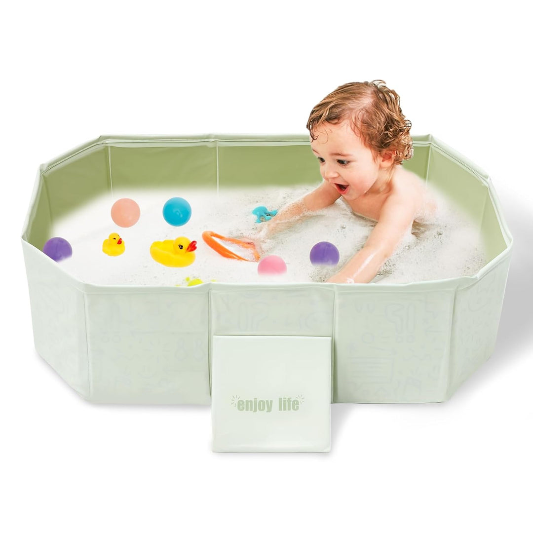 Faltbare Babybadewanne, Badewanne Kinder Grosse Kleinkindbadewanne Tragbares Duschbecken mit Newborn