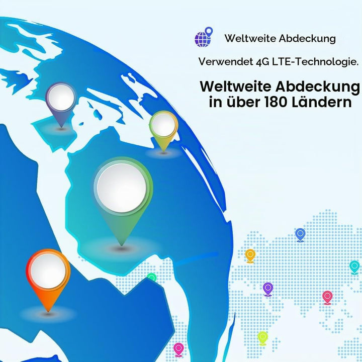 TKMARS Klein 4G Auto GPS, integrierte SIM-Karte(ABO erforderlich), 60 Tage Lange Akkulaufzeit, Magne