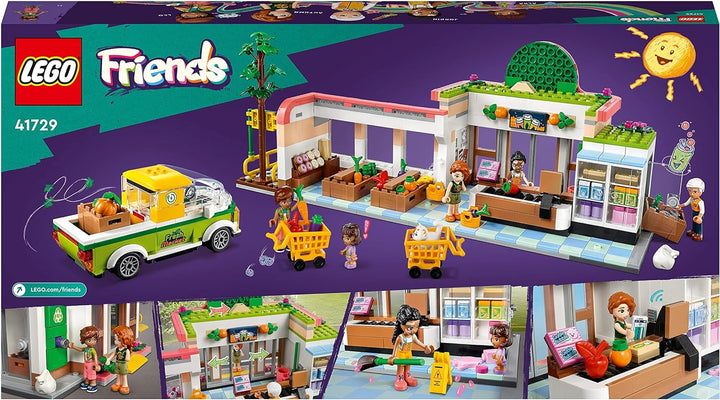 LEGO 41729 Friends Bio-Laden, Supermarkt Spielset mit Charakteren aus der Serie 2023, Spielzeug-Gesc