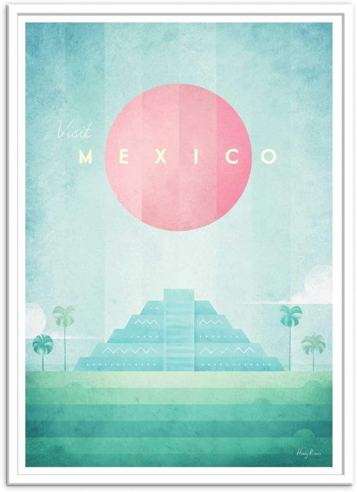 Wall Editions Art-Poster - Visit Mexico - Henry Rivers