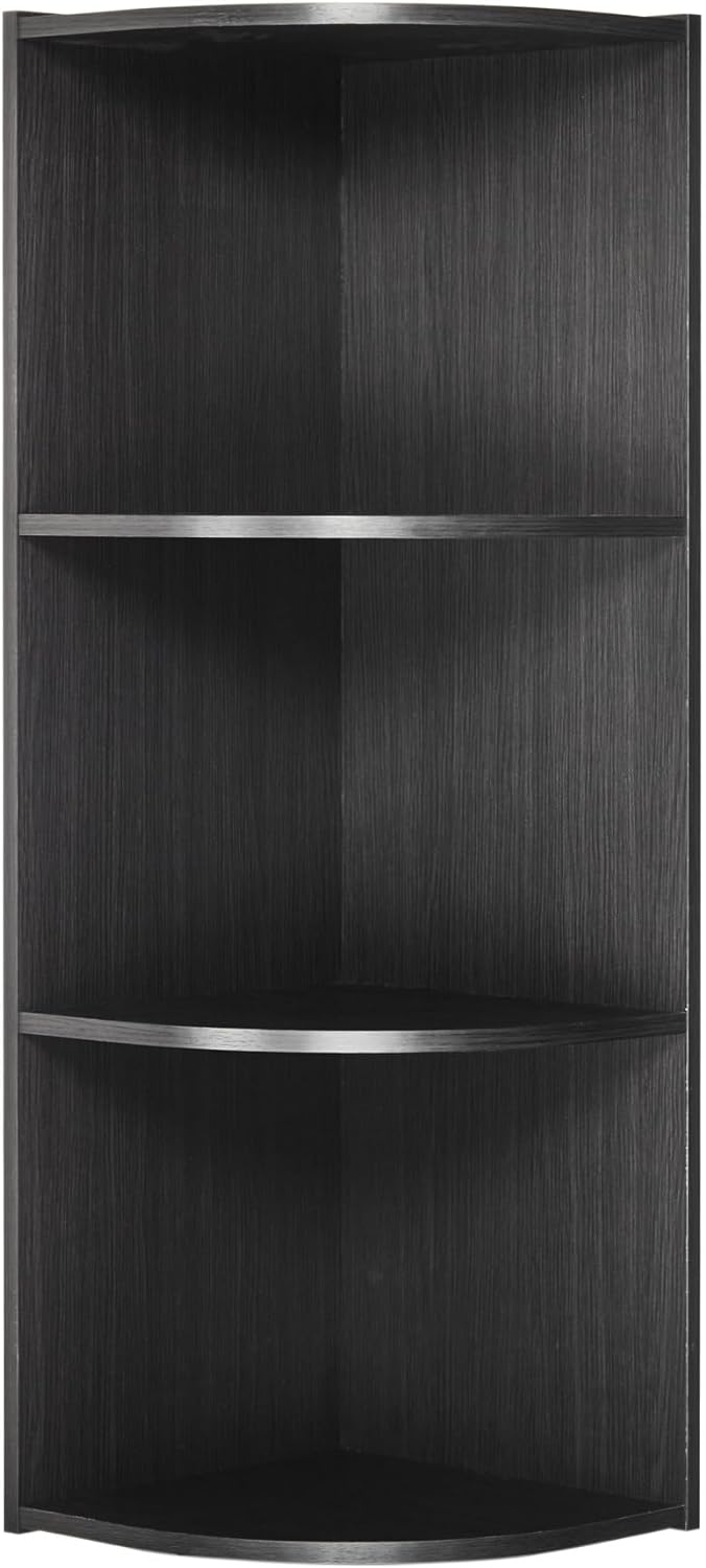 Iris Ohyama, Eckschrank, Bücherregal, 3 feste Regale, Design, Multifunktional, Büro, Eingang, Schlaf