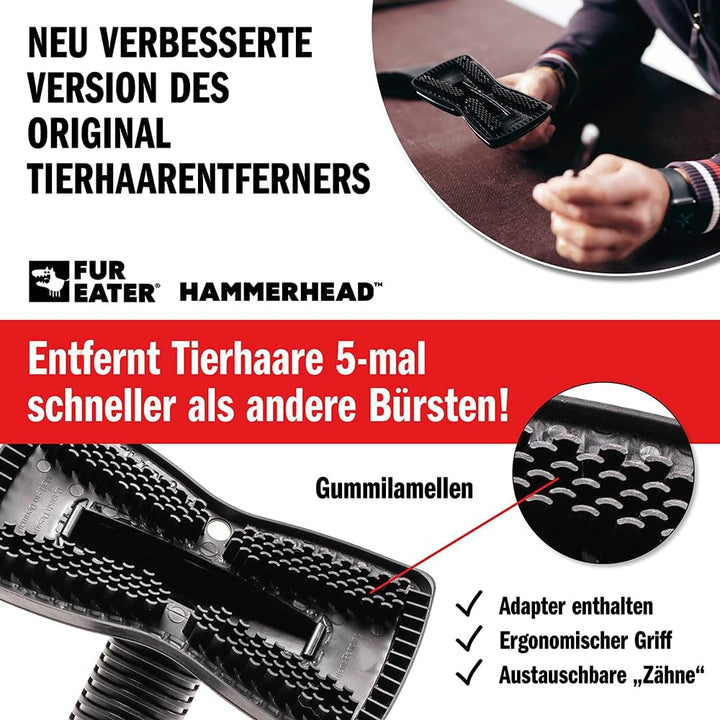 Tierhaar Staubsaugeraufsatz - Verbesserte Version | Staubsaugerbürste zur Entfernung von Tierhaaren,