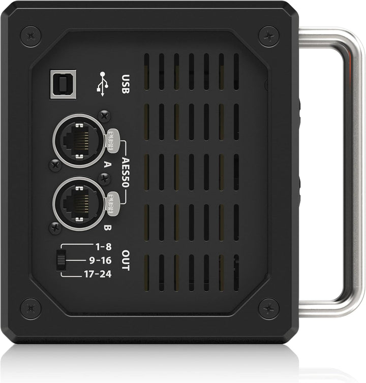 Behringer SD16 I/O Stage Box with 16 Remote-Controllable Midas Preamps, 8 Outputs, AES50 Networking