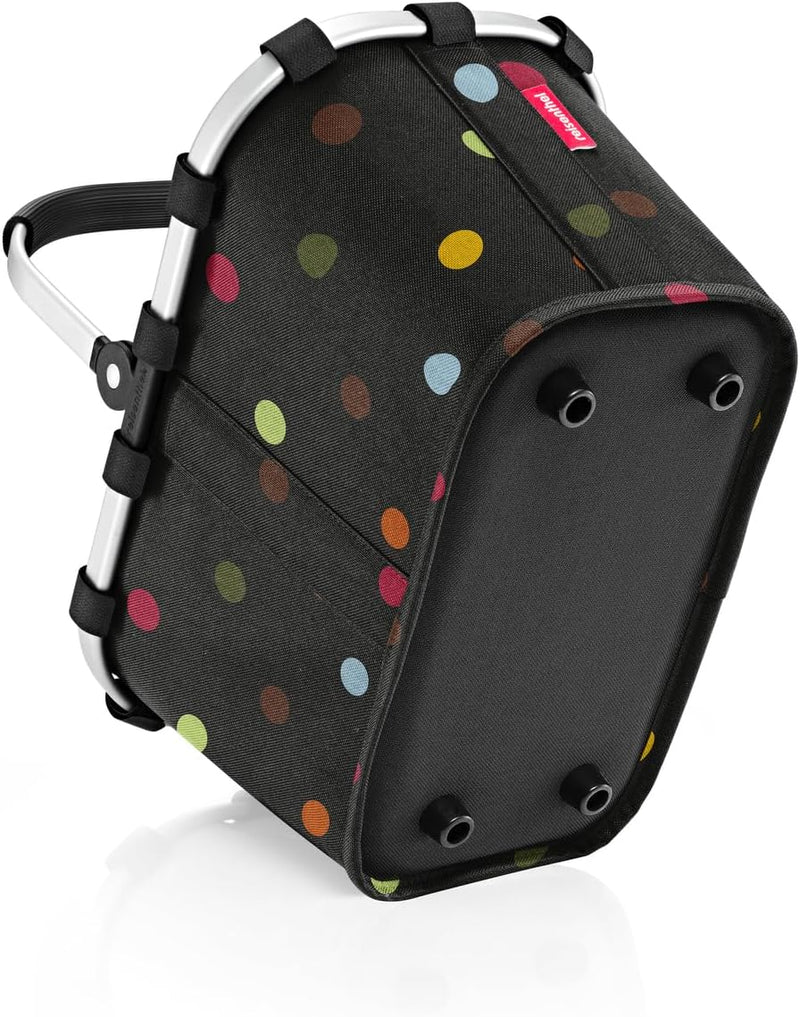 reisenthel carrybag XS dots– Stabiler Einkaufskorb mit praktischer Innentasche – Elegantes und wasse