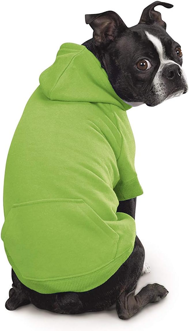 Zack &amp; Zoey Basic Hoodie für Hunde, 61 cm, Grösse XL, Papageiengrün Papageiengrün XL, Papageiengrün