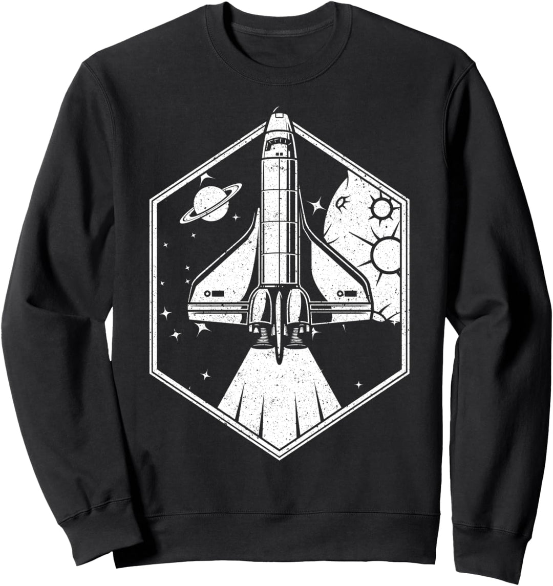 Stern Satellit Raumschiff Geschenk Kinder Sweatshirt