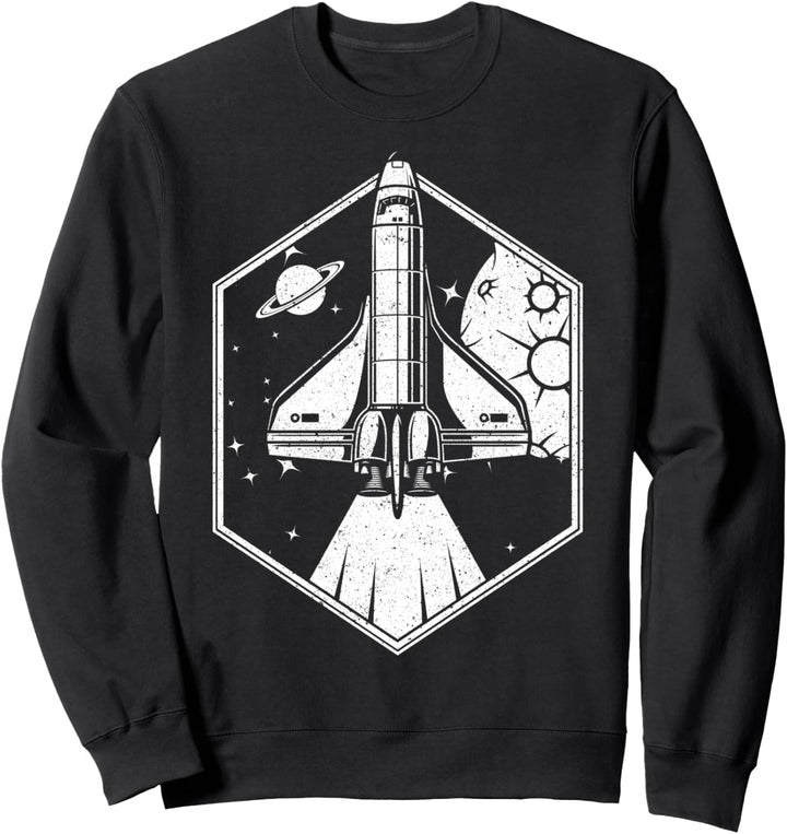 Stern Satellit Raumschiff Geschenk Kinder Sweatshirt