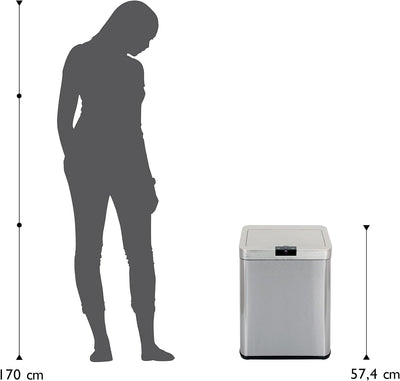 Echtwerk Sensor-Abfalleimer, Mülleimer Sensor, Touchless Abfalleimer, elektrischer Müllbehälter, Inf