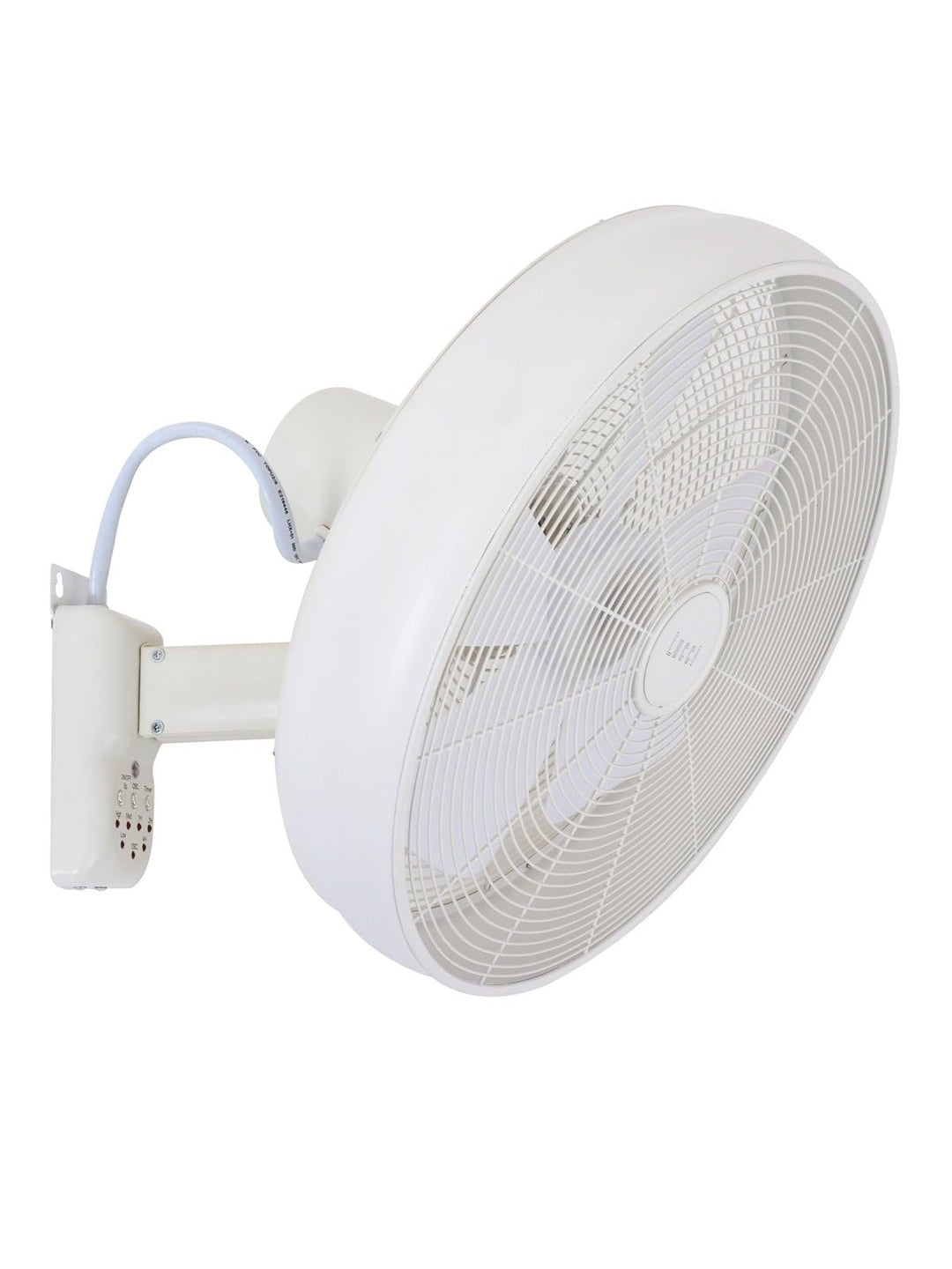 Lucci AIR Breeze Wandventilator (Ø) 460mm Flügelfarbe: Weiss Gehäusefarbe (Details): Weiss