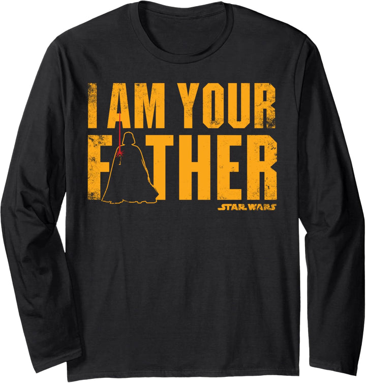 Star Wars Darth Vader I Am Your Father Silhouette Langarmshirt